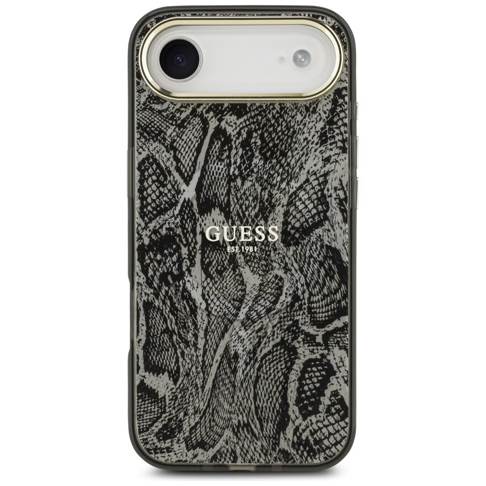 iPhone Air Guess Python Pattern MagSafe dėklas – juodas 2