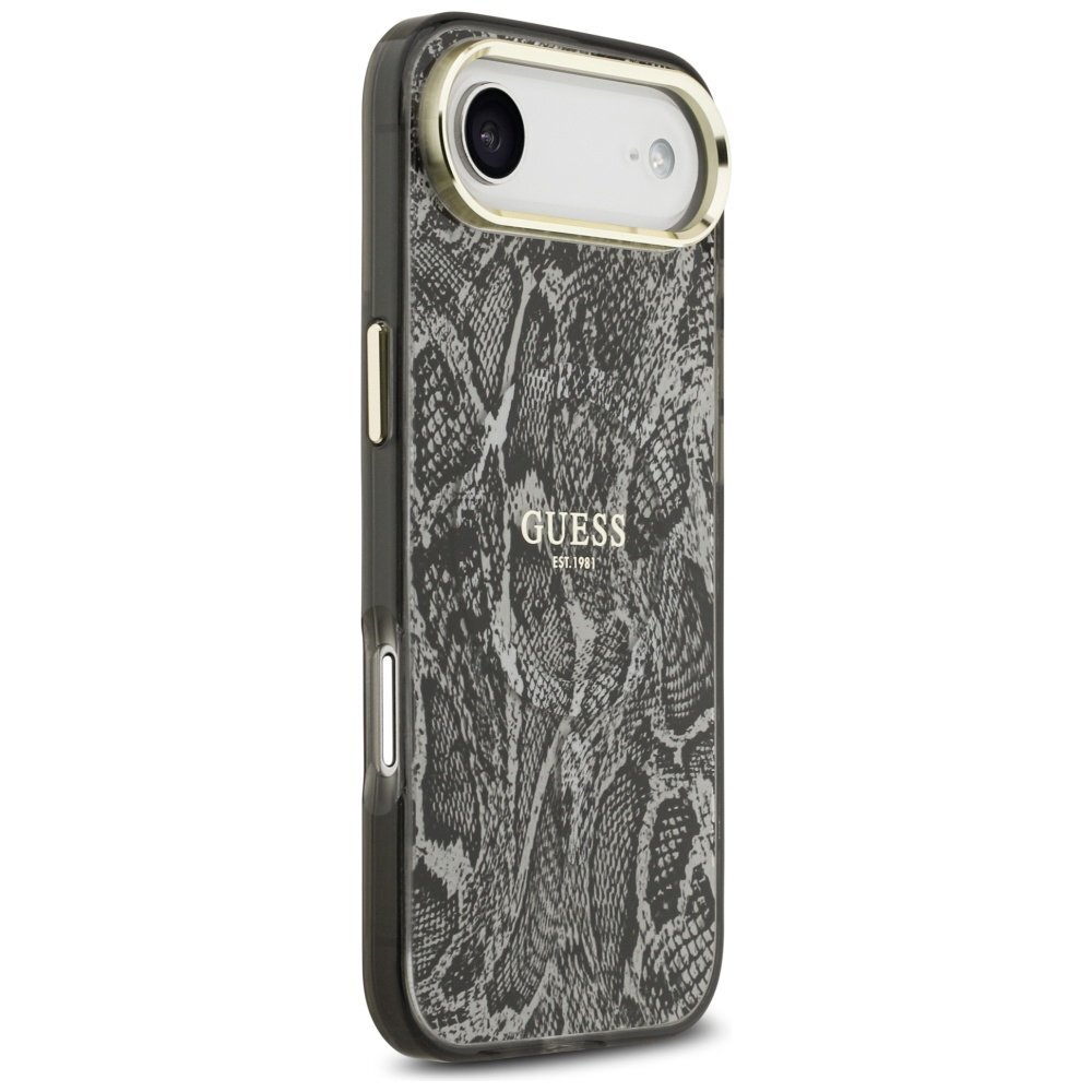 iPhone Air Guess Python Pattern MagSafe dėklas – juodas 3
