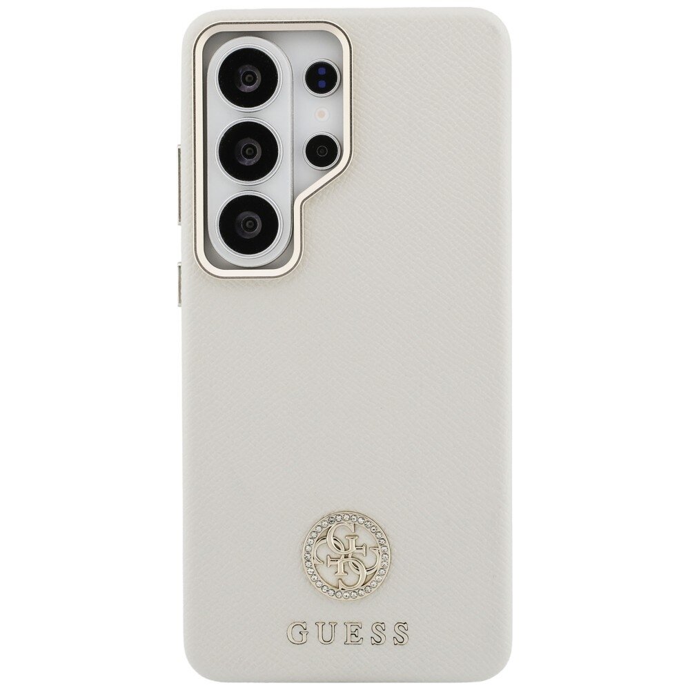 Samsung Galaxy S26 Ultra Guess Rhinestone Round Logo MagSafe dėklas – smėlio spalvos 2 Samsung Galaxy S26 Ultra Guess Rhinestone Round Logo MagSafe dėklas – smėlio spalvos 2