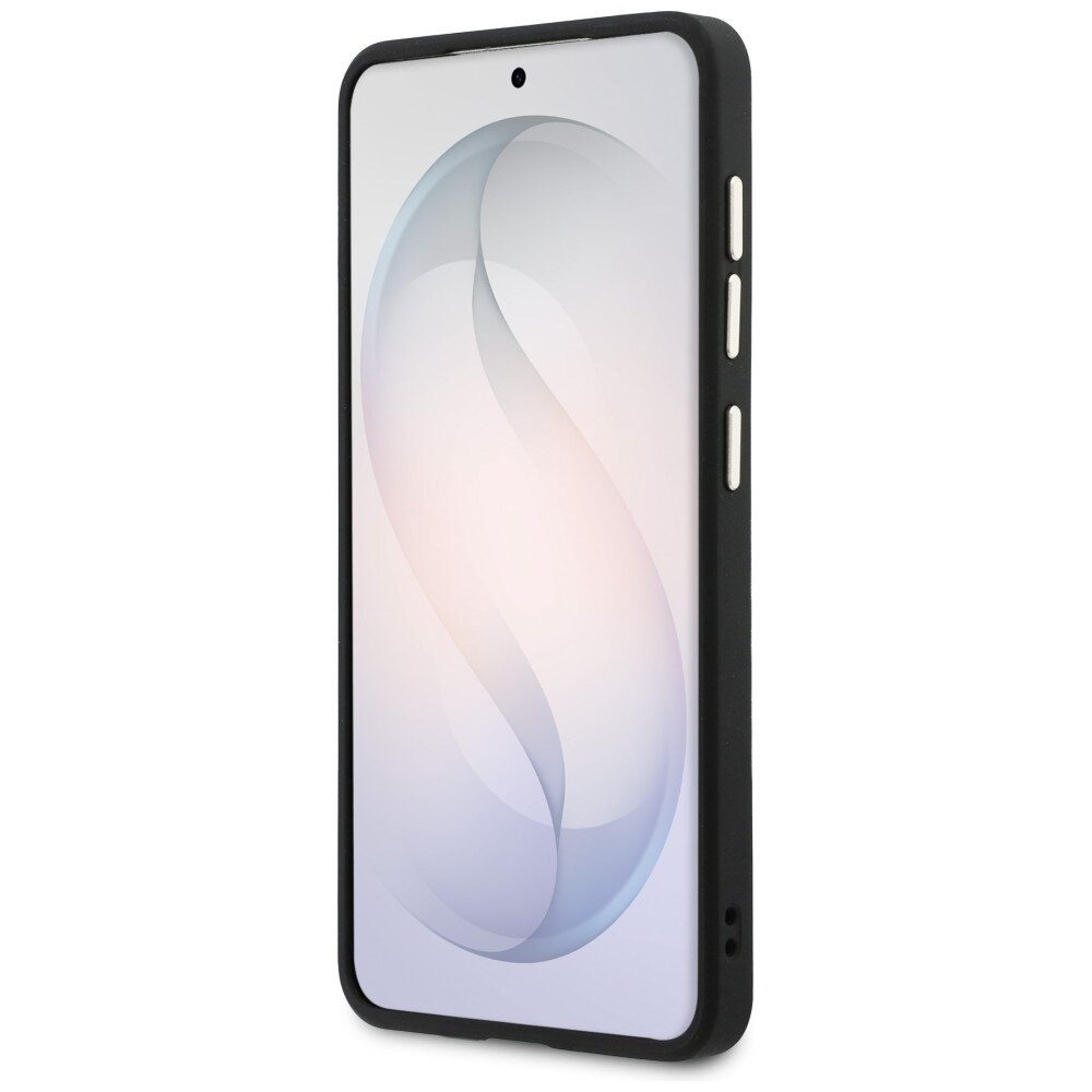 Samsung Galaxy S26 Guess Saffiano Peony Embossed Ring MagSafe dėklas – juodas 4 Samsung Galaxy S26 Guess Saffiano Peony Embossed Ring MagSafe dėklas – juodas 4