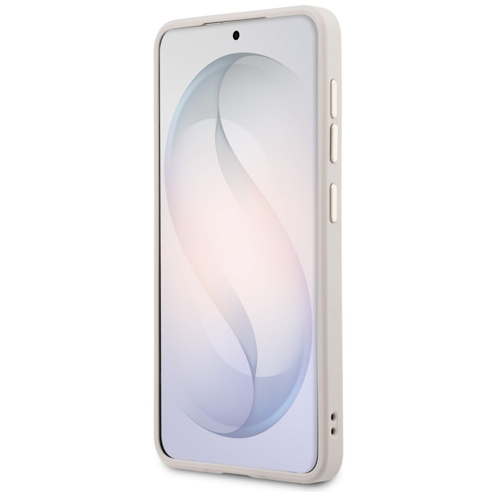 Samsung Galaxy S26+ Guess Saffiano Peony Embossed Ring MagSafe dėklas – rožinis 4