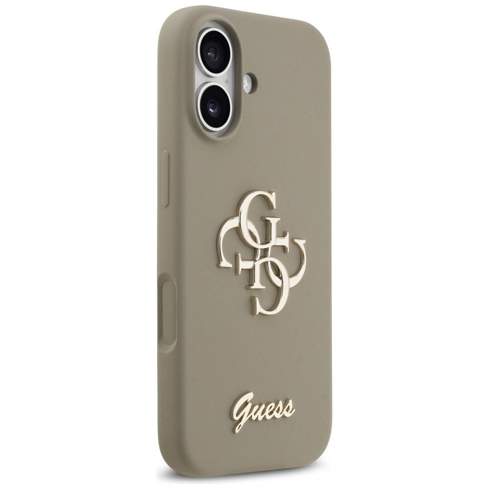 iPhone 17 Guess Silicone Big 4G Script dėklas – rudas 3 iPhone 17 Guess Silicone Big 4G Script dėklas – rudas 3