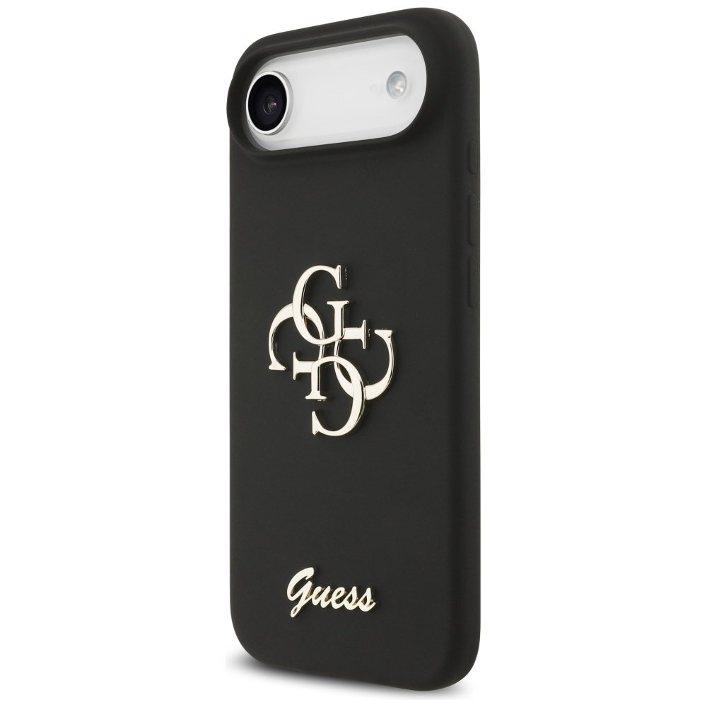 iPhone Air Guess Silicone Big 4G Script dėklas – juodas 1