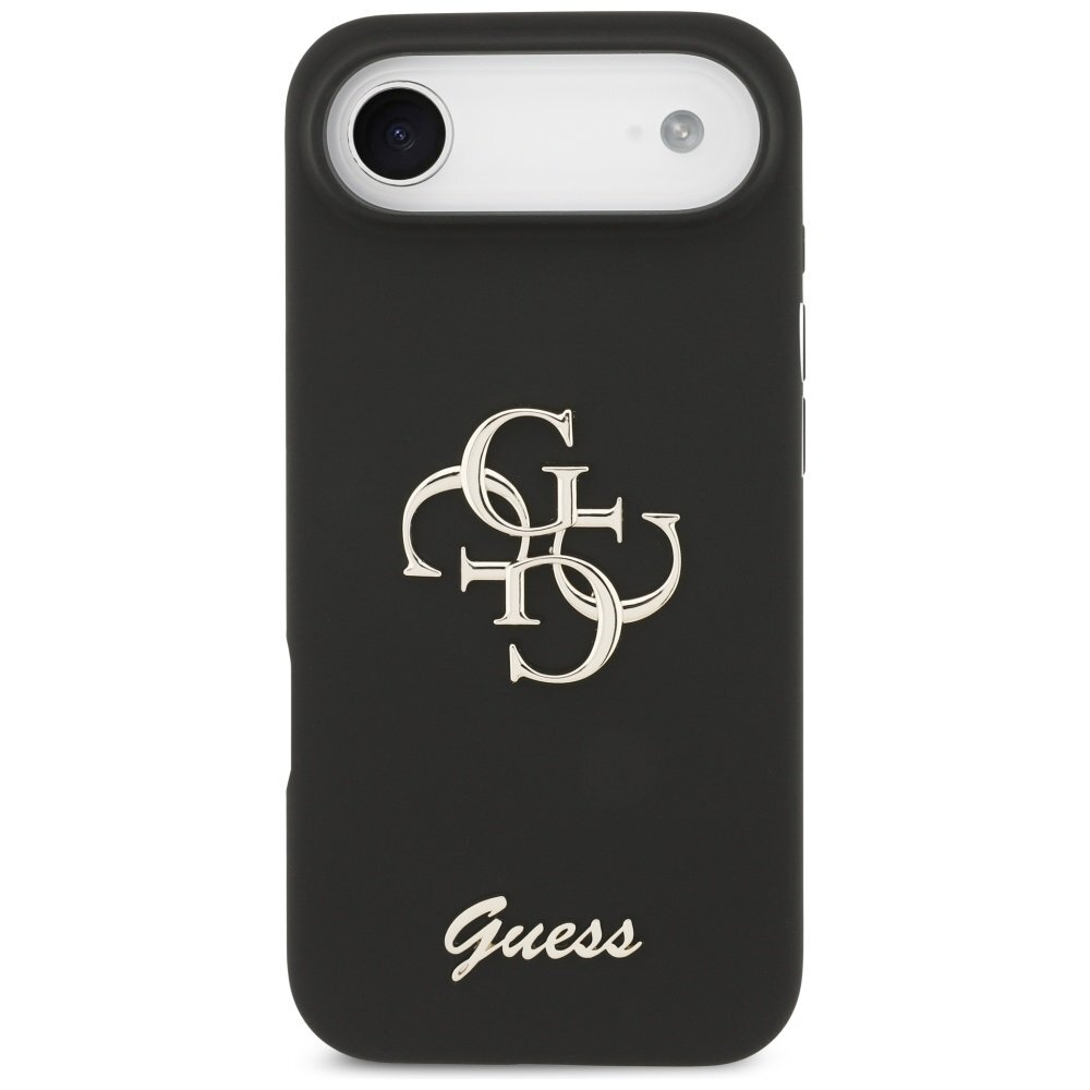 iPhone Air Guess Silicone Big 4G Script dėklas – juodas 2 iPhone Air Guess Silicone Big 4G Script dėklas – juodas 2
