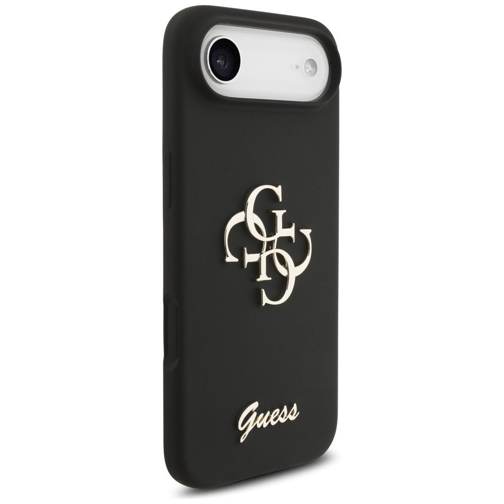 iPhone Air Guess Silicone Big 4G Script dėklas – juodas 3