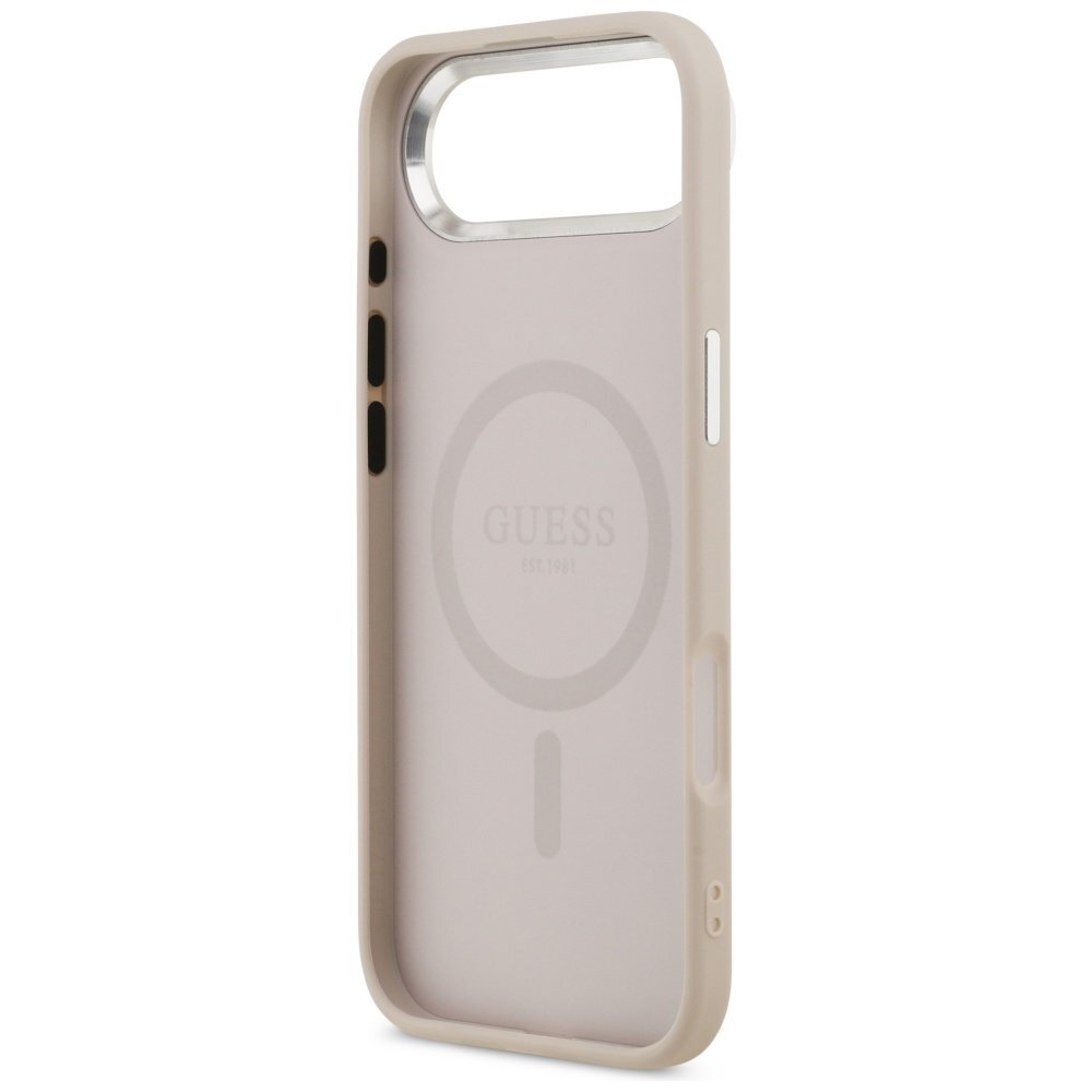 iPhone Air Guess Triangle Logo MagSafe dėklas – rožinis 6 iPhone Air Guess Triangle Logo MagSafe dėklas – rožinis 6