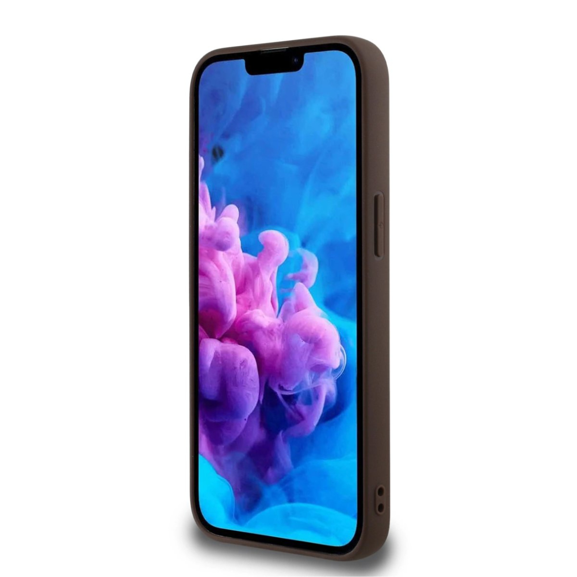 Guess PU 4G Peony Dėklas with MagSafe skirtas iPhone 16e - Rudas 1