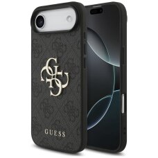 iPhone 17 Air dėklas Guess 4G Big Logo – juodas