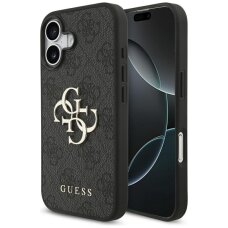 iPhone 17 Guess 4G Big Logo dėklas – juodas