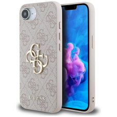 Guess 4G Big Logo iPhone 16e Dėklas - Rožinis