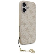 iPhone 17 Guess 4G Charms Collection dėklas su MagSafe – rožinis