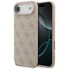 iPhone 17 Air dėklas Guess 4G Classic – rožinis