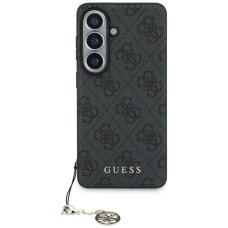 Samsung Galaxy S26 Guess 4G Classic Logo Charm MagSafe dėklas – juodas