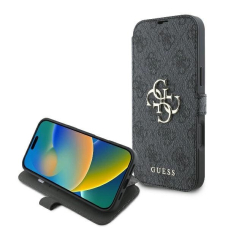 iPhone 16 Plus – Guess 4G Metal Logo dėklas - Juodas