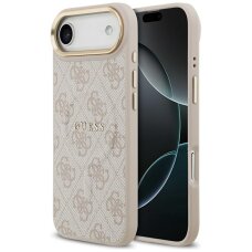 iPhone 17 Air Guess 4G PU Classic Logo MagSafe dėklas – rožinis