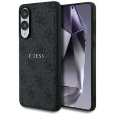 Samsung Galaxy S25 Edge dėklas Guess 4G Ring Classic Logo su MagSafe – juodas