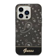 Guess Bandana Paisley iPhone 14 Pro 6.1&quot; Dėklas - Juodas