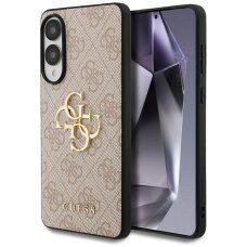 Samsung Galaxy S25 Edge dėklas Guess Big 4G Logo Classic Logo – rožinis