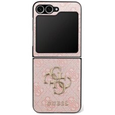 Samsung Galaxy Z Flip 7 dėklas Guess Big 4G Logo Classic Logo – rožinis