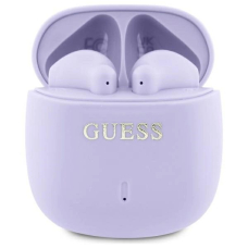 Guess GUTWSJ14ESGU TWS Bluetooth ausinės + įkrovimo stotelė – violetinės/violetinės su klasikiniais logotipais