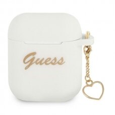 Dėklas Guess GUA2LSCHSH AirPods 1/2 Silicone Charm Collection