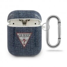 Dėklas Guess Originalus Guaca2Tpujuldb Airpods Cover Mėlynas