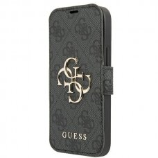 Dėklas Guess GUBKP13S4GMGGR iPhone 13 mini 5,4 4G Big Metal Logo Pilkas