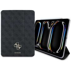 Guess GUFC11PM24PS4SGK iPad Pro 11&quot; 2024 Juodas/Juodas Magnetinis 4G Big Logo