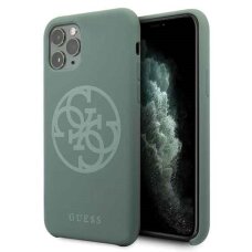 Originalus Guess Dėklas Guhcn58Ls4Gka Iphone 11 Pro Chaki Silicone 4G Tone On Tone
