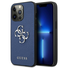Dėklas Guess GUHCP13LSA4GSBL iPhone 13 Pro Mėlynas