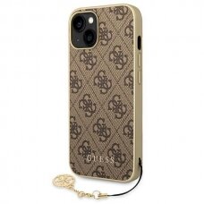 Dėklas Guess GUHCP14MGF4GBR iPhone 14 Plus 6,7 &quot; Rudas hardcase 4G Charms Collection