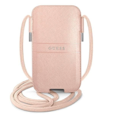 Rankinė Guess GUPHMPSASBPI 6.1 Rožinė Saffiano Strap