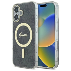 Dėklas Guess IML 4G MagSafe  iPhone 16 Plus - Juodas