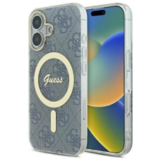 iPhone 16 – Guess IML 4G MagSafe dėklas - Mėlynas