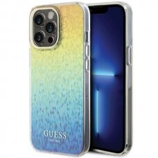 Dėklas Guess IML Faceted Mirror Disco Iridescent   iPhone 15 Pro Max - multicolored