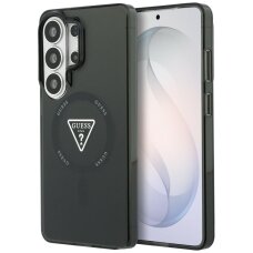 Samsung Galaxy S26 Ultra Guess IML Gradient Triangle MagSafe dėklas – juodas Samsung Galaxy S26 Ultra Guess IML Gradient Triangle MagSafe dėklas – juodas