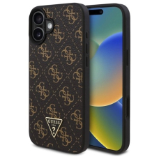 iPhone 16 Plus – Guess New 4G Triangle dėklas - Juodas