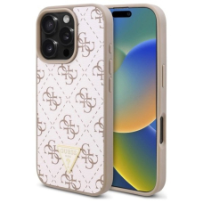 iPhone 16 Pro – Guess New 4G Triangle dėklas - Baltas