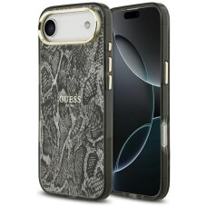 iPhone Air Guess Python Pattern MagSafe dėklas – juodas