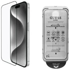 iPhone 16 Guess Screen Protector 2.5D Outline grūdintas stiklas