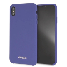 Guess Silikoninis iPhone Xs Max Dėklas - Violetinis