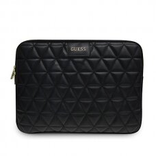 Dėklas Guess Sleeve 13" Juodas Quilted UGLX912