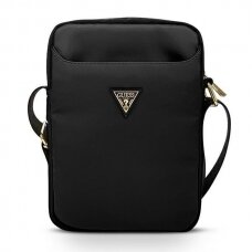Dėklas Guess Bag 10" Nylon Triangle Logo - Juodas