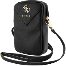 Guess Zip Triangle 4G rankinė – juoda