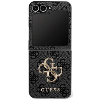 Samsung Galaxy Z Flip 7 dėklas Guess Big 4G Logo Classic Logo – juodas