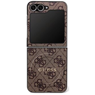 Samsung Galaxy Z Flip 7 dėklas Guess 4G Classic su MagSafe – rudas Samsung Galaxy Z Flip 7 dėklas Guess 4G Classic su MagSafe – rudas