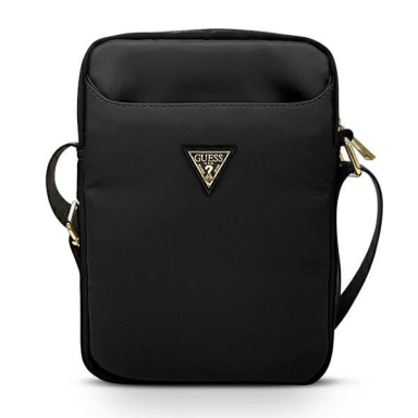 Dėklas Guess Bag 10" Nylon Triangle Logo - Juodas Dėklas Guess Bag 10" Nylon Triangle Logo - Juodas