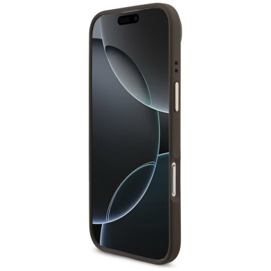 iPhone Air Guess 4G Big Classic Logo dėklas – rudas / auksinis 4