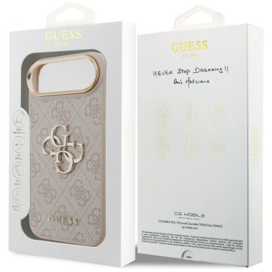 iPhone Air Guess 4G Big Classic Logo dėklas – rožinis auksas 7