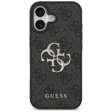 iPhone 17 Guess 4G Big Logo dėklas – juodas 2 iPhone 17 Guess 4G Big Logo dėklas – juodas 2